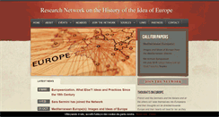 Desktop Screenshot of historyideaofeurope.org